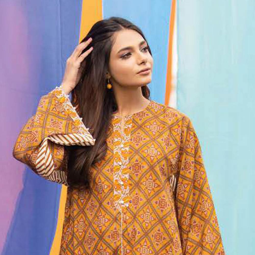 Sapphire Lawn 1Pcs Un-Stitched Shirt Vol 1 WOEM - Aline, Women, Unstitched Kurti, Sapphire, Chase Value
