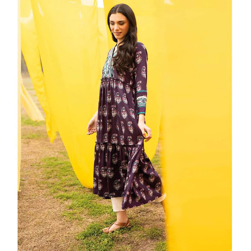Sapphire Lawn 1Pcs Un-Stitched Shirt Vol 1 WOEM - Alzira, Women, Unstitched Kurti, Sapphire, Chase Value