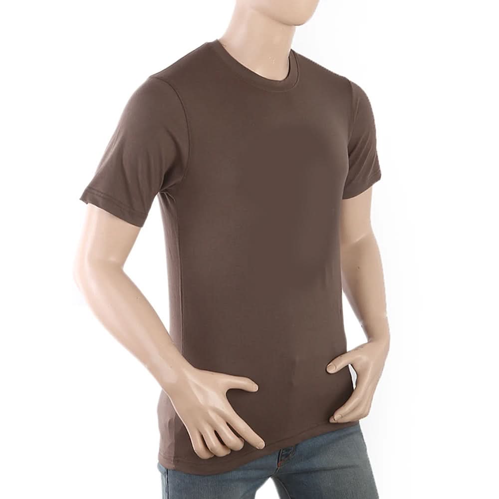 Men's Half Sleeves Printed T-Shirt - Coffee, Men, T-Shirts And Polos, Chase Value, Chase Value