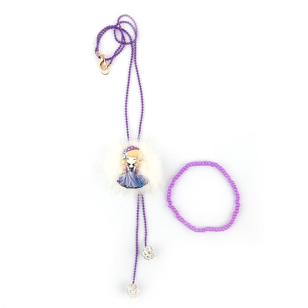 Girls Mala Set - Purple, Kids, Jewellery Sets, Chase Value, Chase Value