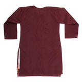 Girls Embroidered 2 Piece Suit - Maroon, Kids, Girls Sets And Suits, Chase Value, Chase Value