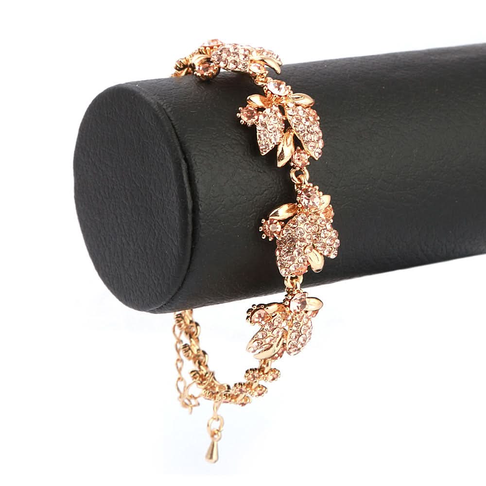 Women's Fancy Bracelet - Peach, Women, Bangles & Bracelets, Chase Value, Chase Value