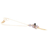 Women's Beads Long Mala - Grey, Women, Chains & Lockets, Chase Value, Chase Value