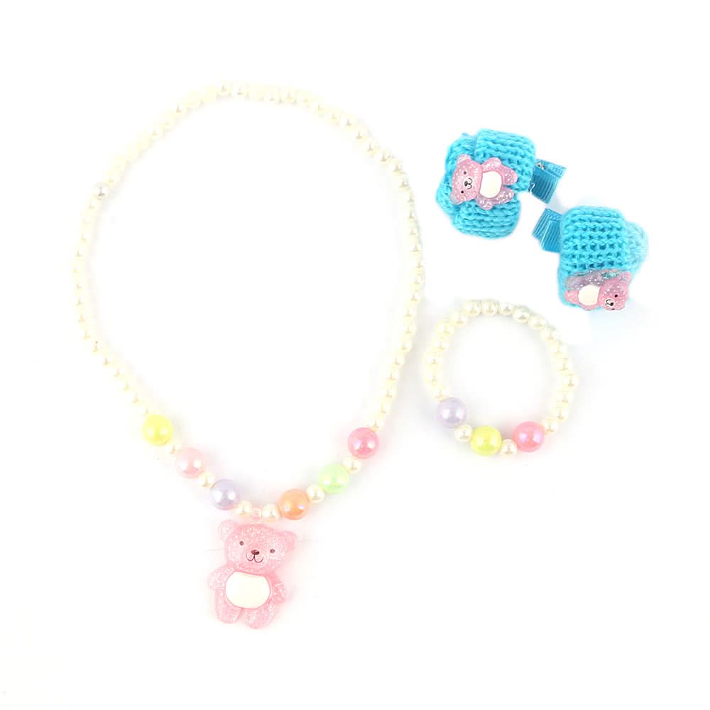 Girls Mala Gift Set - Blue, Kids, Jewellery Sets, Chase Value, Chase Value