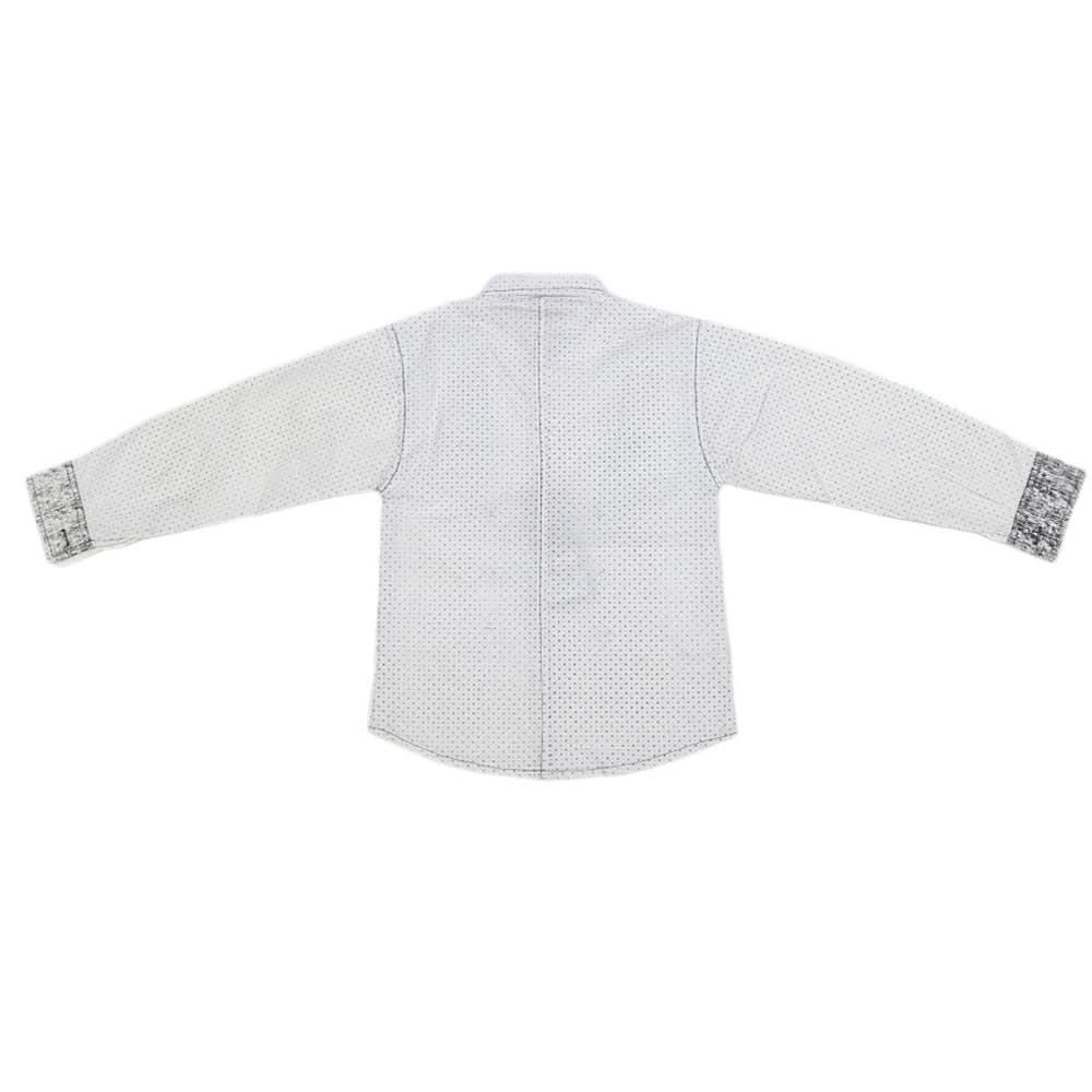 Boys Full Sleeves Casual Shirt - White, Kids, Boys Shirts, Chase Value, Chase Value