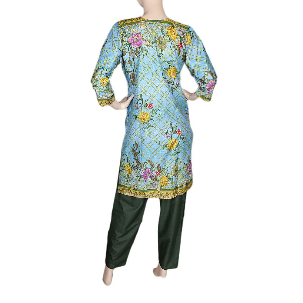 Women's Printed Lawn 2 Pcs Stitched Suit - Multi, Women, Shalwar Suits, Chase Value, Chase Value