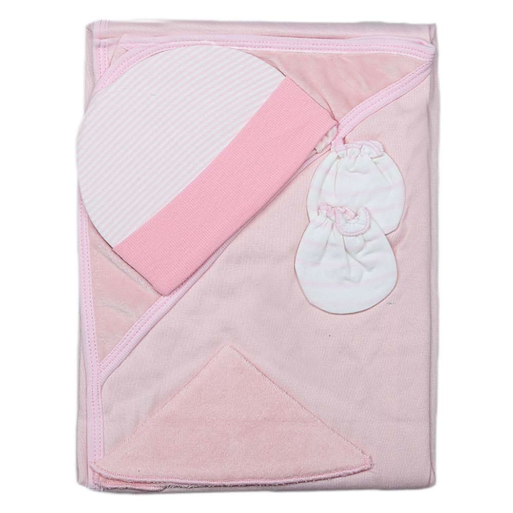 Newborn Gift Set (4 Pcs) - Pink, Kids, NB Girls Sets And Suits, Chase Value, Chase Value
