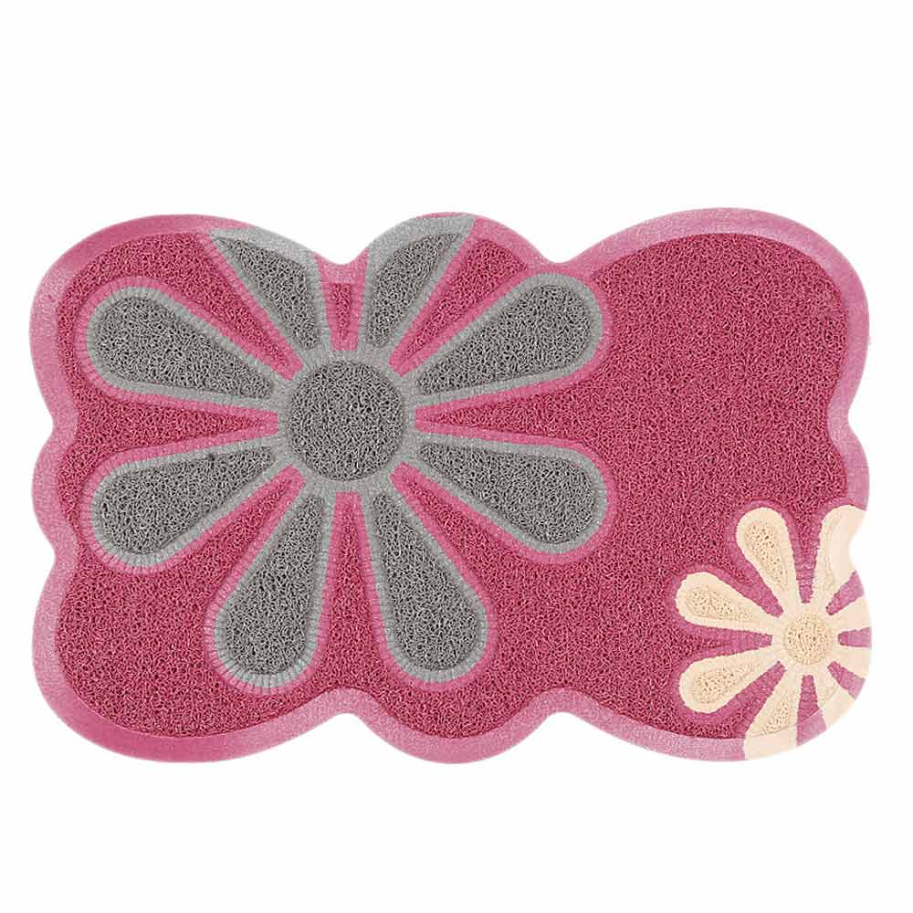 PVC Door Mat 14 x 22 - Maroon, Home & Lifestyle, Mats, Chase Value, Chase Value