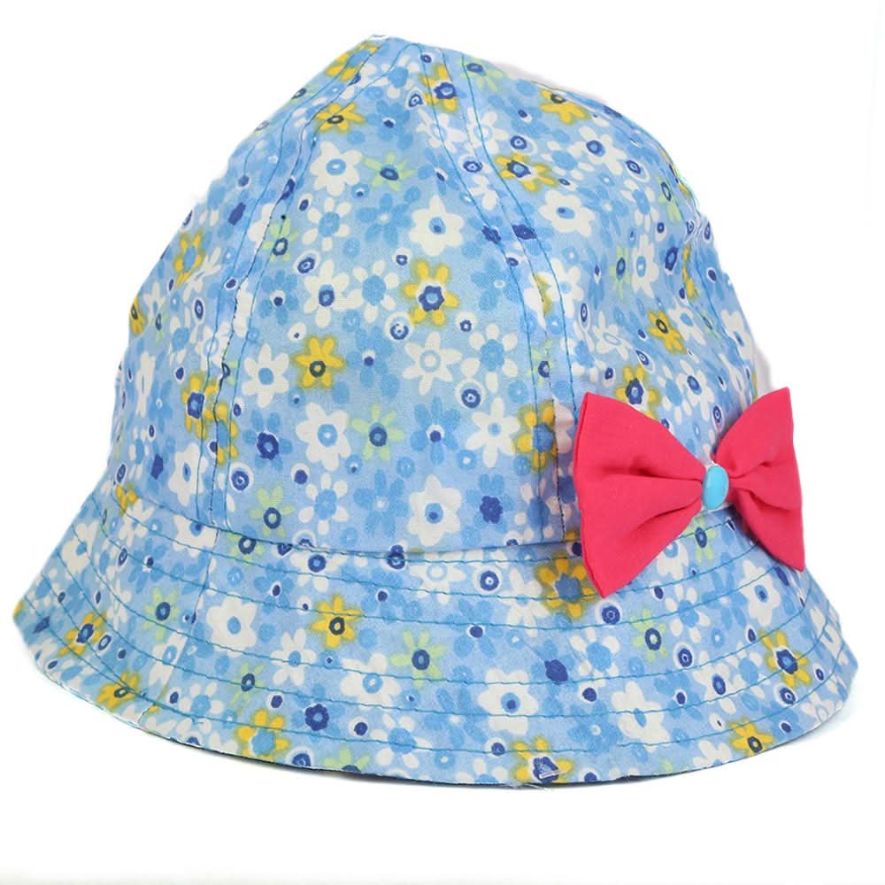 Girls Floppy Cap - Blue, Kids, Girls Caps And Hats, Chase Value, Chase Value