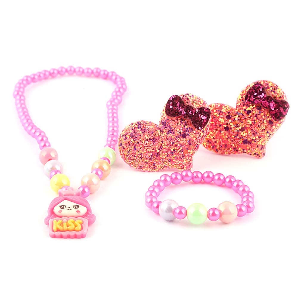 Girls Mala Set - Pink, Kids, Jewellery Sets, Chase Value, Chase Value