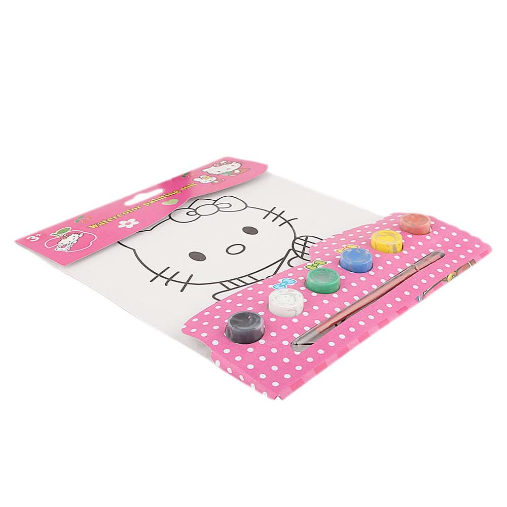 Hello Kitty Watercolor Painting Book For Kids, Kids, Kids Colouring Books, Chase Value, Chase Value