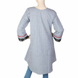 Women's Embroidered Kurti - Navy Blue, Women, Ready Kurtis, Chase Value, Chase Value