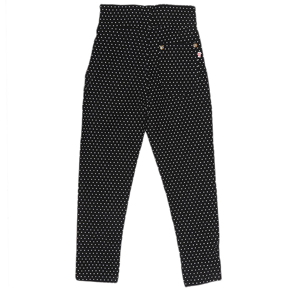 Girls Cotton Pant - Black, Kids, Pants And Capri, Chase Value, Chase Value
