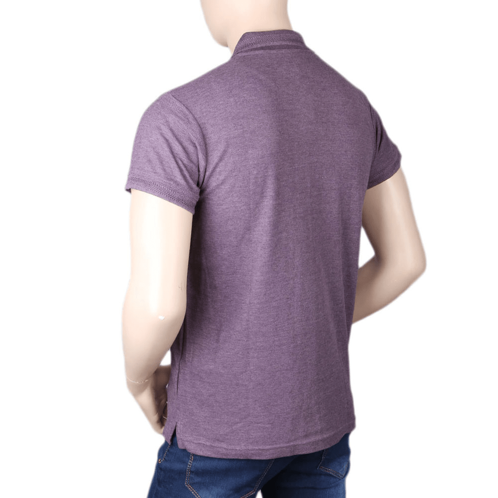 Men's Half Sleeves T-Shirt - Light Purple, Men, T-Shirts And Polos, Chase Value, Chase Value