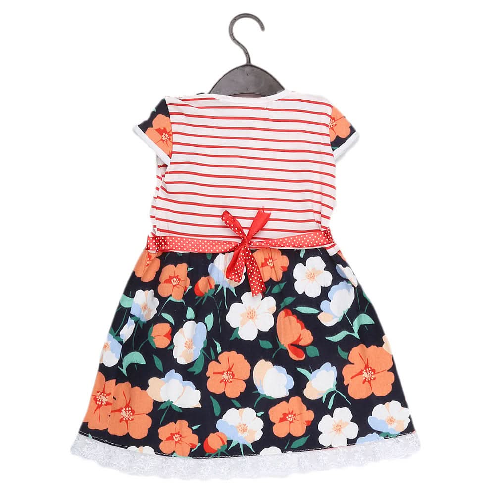 Girls Fancy Frock - Red, Kids, Girls Frocks, Chase Value, Chase Value