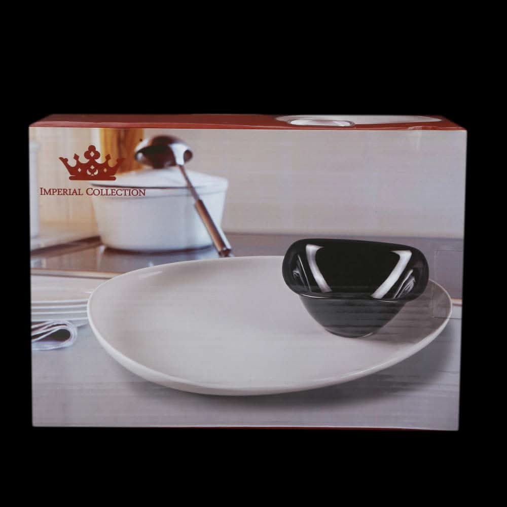 Royal Plate With Bowl - White, Home & Lifestyle, Serving And Dining, Chase Value, Chase Value