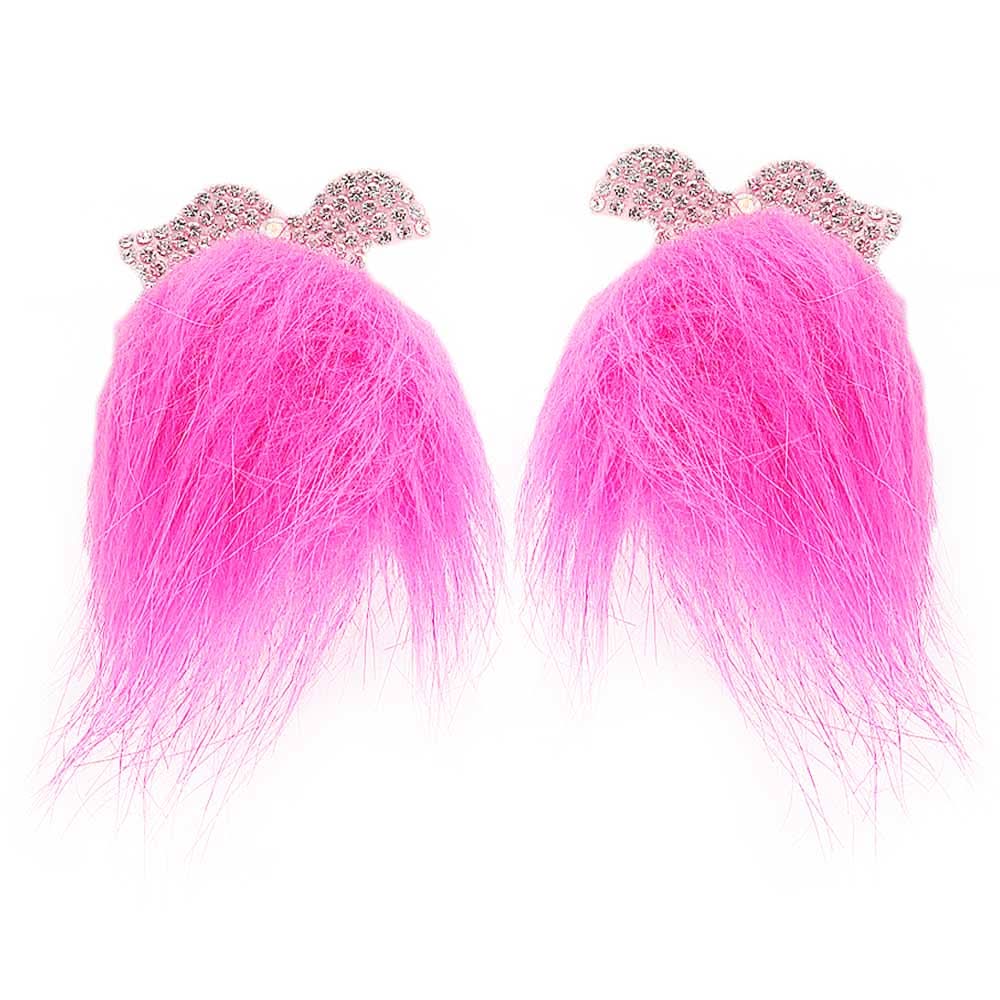 Girls Hair Clip - Dark Pink - test-store-for-chase-value