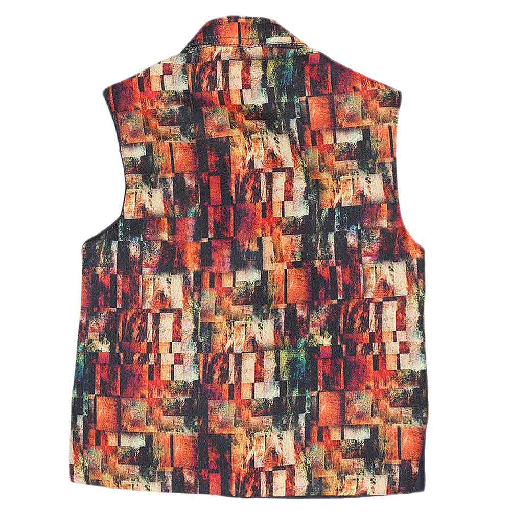 Boys Digital Waistcoat - Multi, Kids, Boys Waistcoats, Chase Value, Chase Value