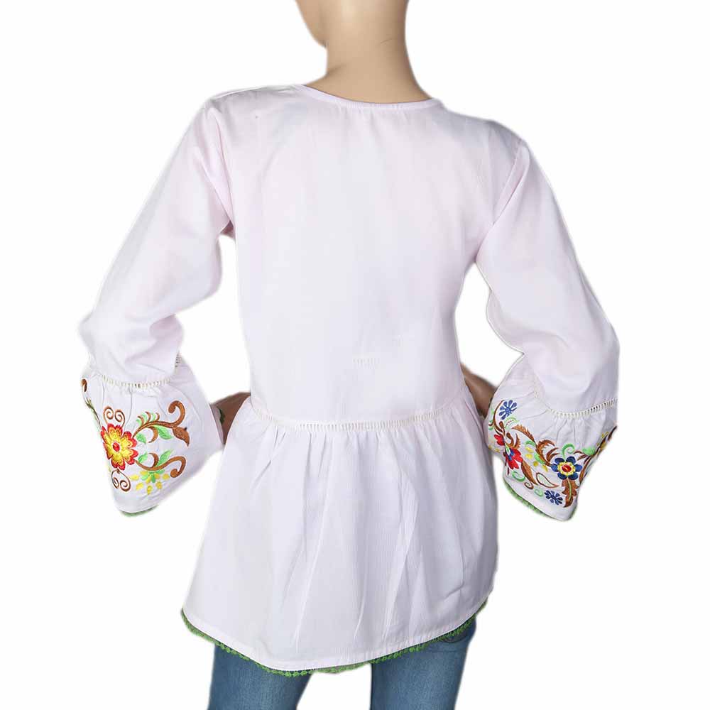 Women's Pleated Western Top - Light Pink, Women, T-Shirts And Tops, Chase Value, Chase Value