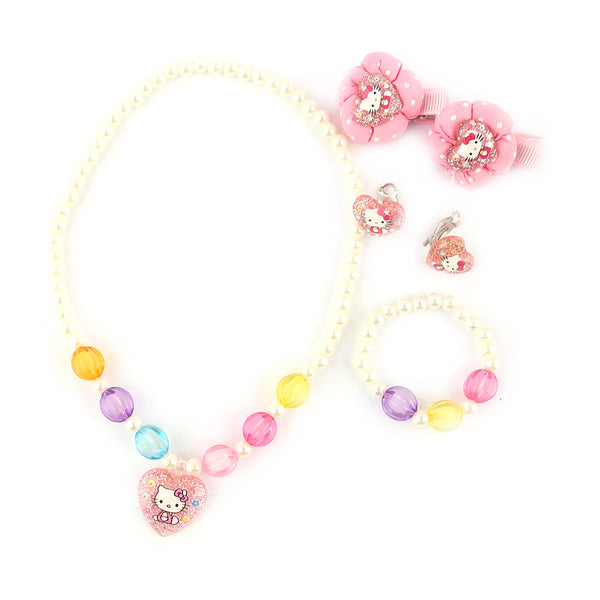 Girls Mala Gift Set - Pink, Kids, Jewellery Sets, Chase Value, Chase Value