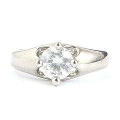 Women's Fancy Stone Ring - Silver - test-store-for-chase-value