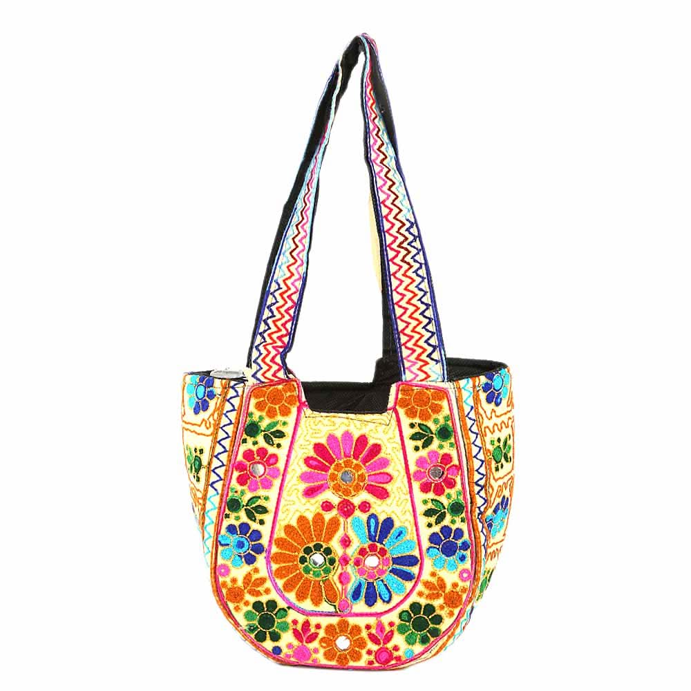 Women's Embroidered Shoulder Handbag - Fawn, Women, Bags, Chase Value, Chase Value