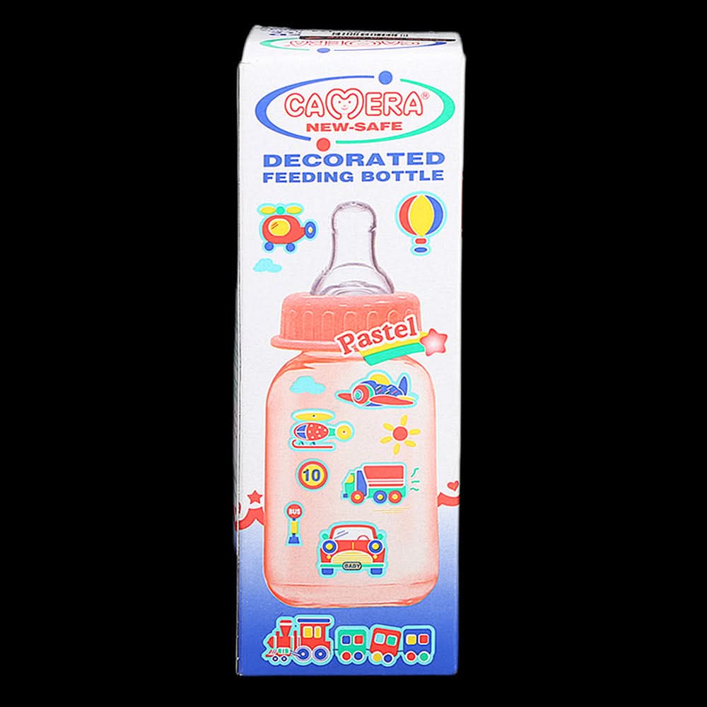 Camera Decorated Feeding Bottle 150ml/5oz - Green, Kids, Feeding Supplies, Chase Value, Chase Value