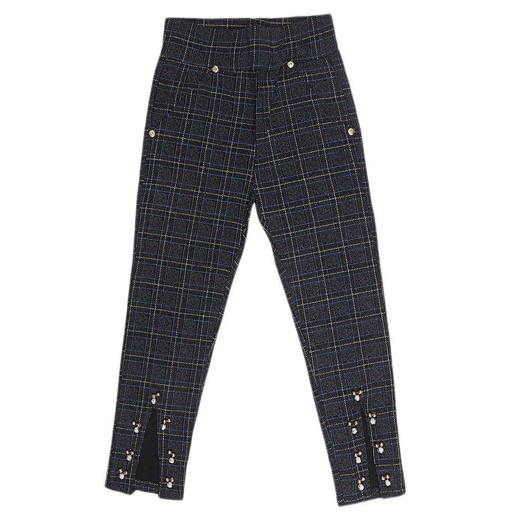 Girls Cotton Pant - Black, Kids, Pants And Capri, Chase Value, Chase Value