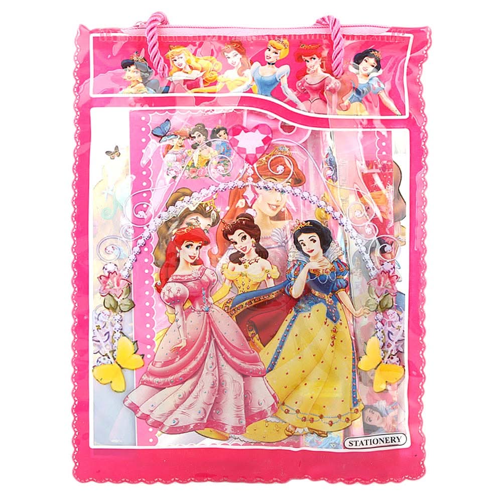 Princess Stationery Set 5 Pcs - BLUE, Kids, Pencil Boxes And Stationery Sets, Chase Value, Chase Value