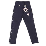 Girls Cotton Pant - Navy Blue, Kids, Pants And Capri, Chase Value, Chase Value
