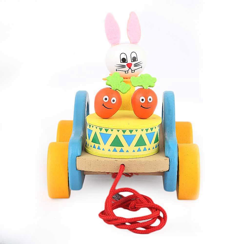 Wooden Car - Blue, Kids, Non-Remote Control, Chase Value, Chase Value