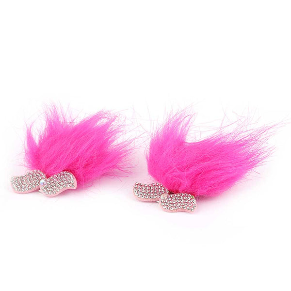 Girls Hair Clip - Dark Pink - test-store-for-chase-value