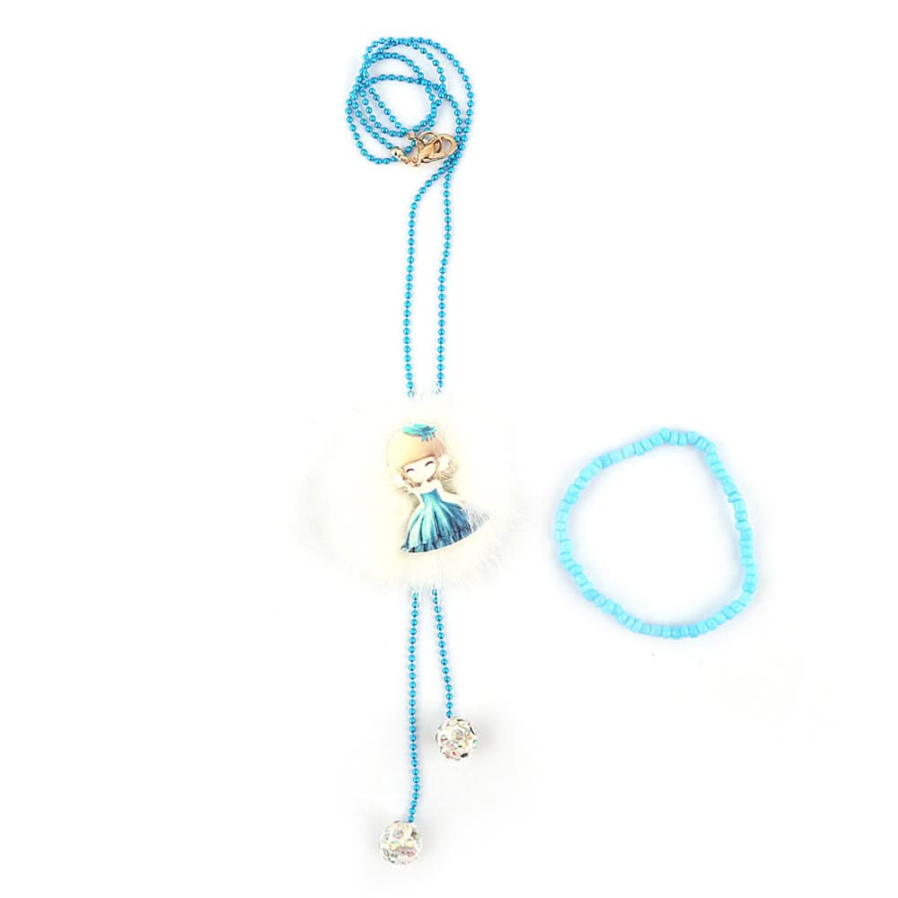 Girls Mala Set - Blue, Kids, Jewellery Sets, Chase Value, Chase Value