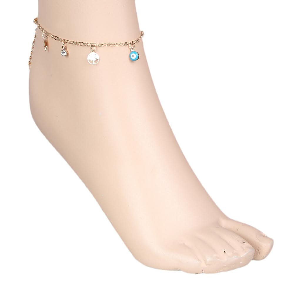 Women's Fancy Anklet - Golden, Women, Foot Jewellery, Chase Value, Chase Value