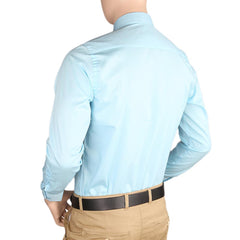 Men's Plain Formal Shirt - Sky Blue - test-store-for-chase-value