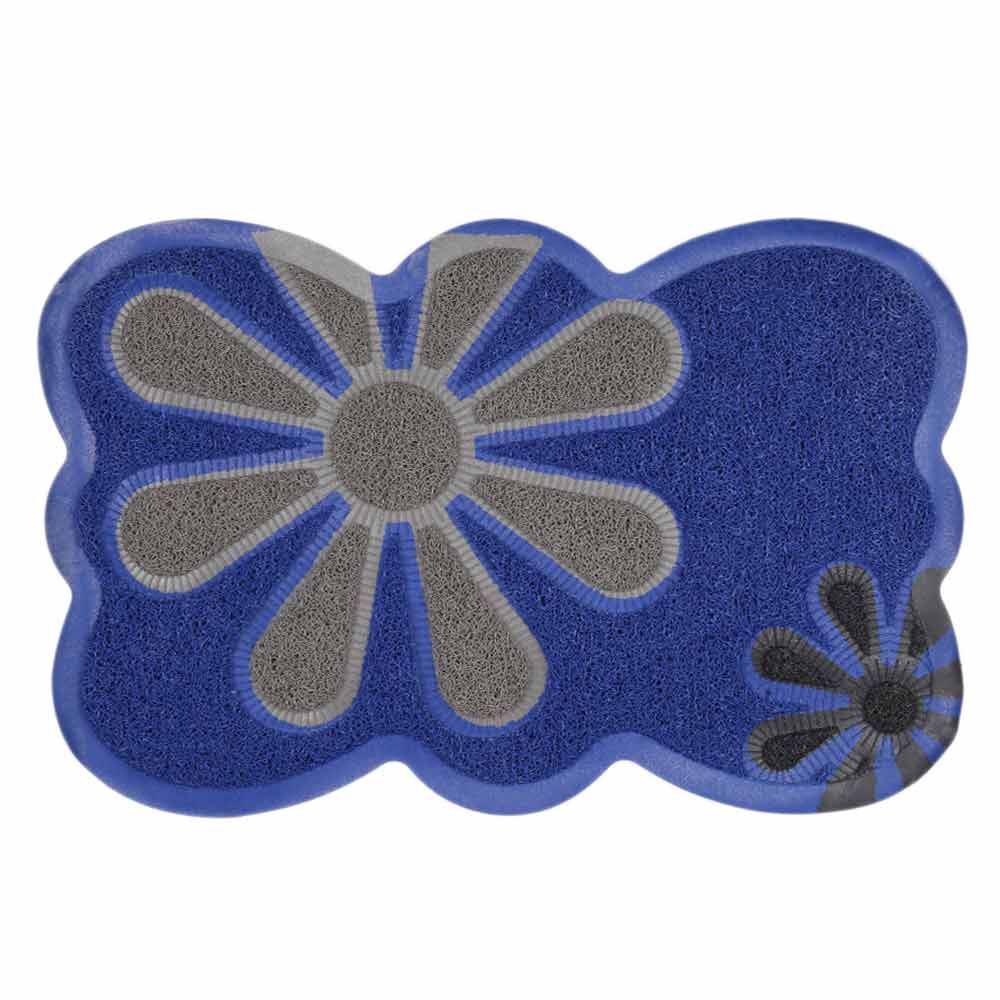 PVC Door Mat 14 x 22 - Blue, Home & Lifestyle, Mats, Chase Value, Chase Value