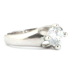 Women's Fancy Stone Ring - Silver - test-store-for-chase-value