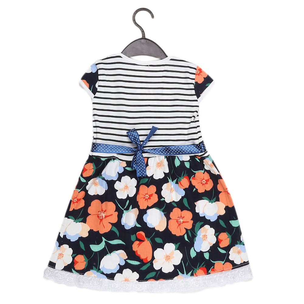 Girls Fancy Frock - Navy Blue, Kids, Girls Frocks, Chase Value, Chase Value