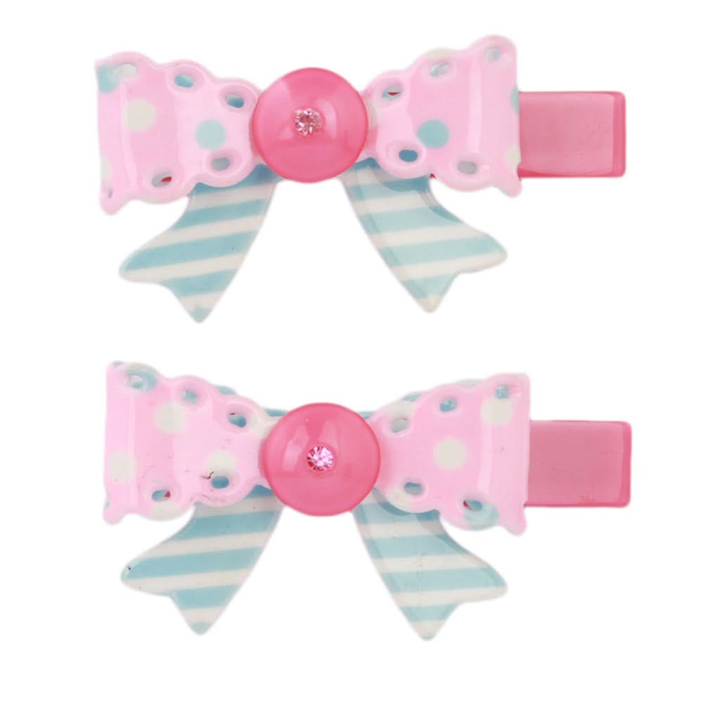 Girls Hair Pin 2 Pcs - Blue, Kids, Hair Accessories, Chase Value, Chase Value
