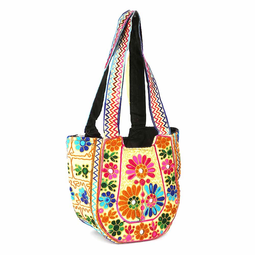 Women's Embroidered Shoulder Handbag - Fawn, Women, Bags, Chase Value, Chase Value