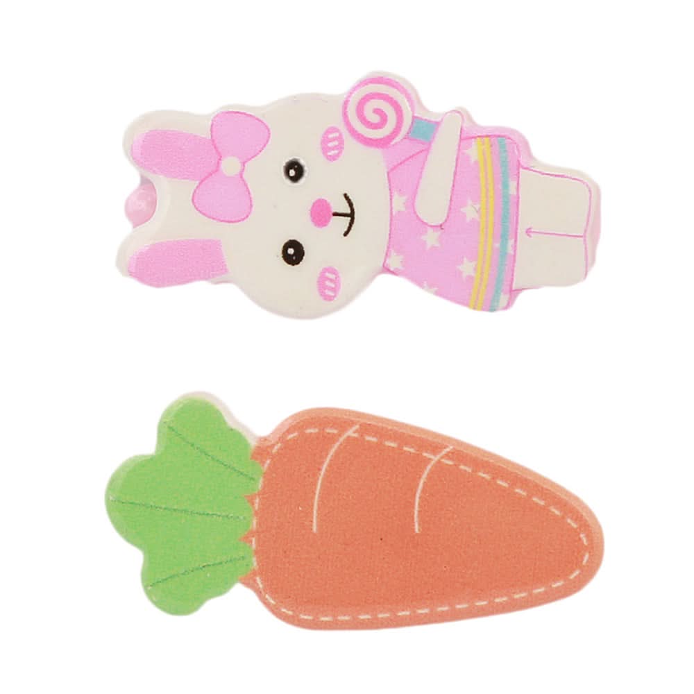 Girls Hair Pin 2 Pcs - Orange, Kids, Hair Accessories, Chase Value, Chase Value