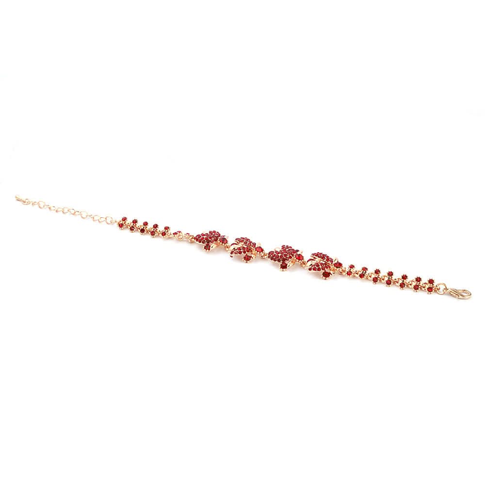 Women''s Fancy Bracelet - Red, Women, Bangles & Bracelets, Chase Value, Chase Value