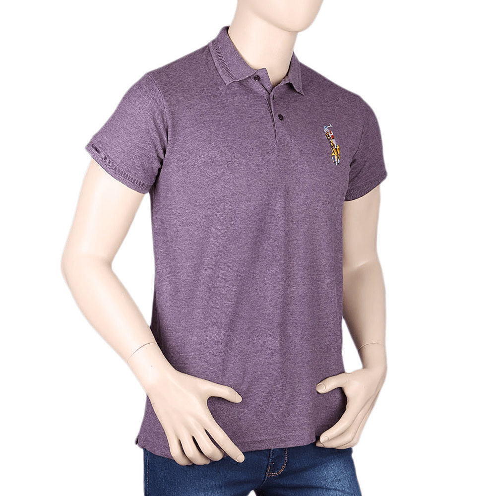 Men's Half Sleeves T-Shirt - Light Purple, Men, T-Shirts And Polos, Chase Value, Chase Value