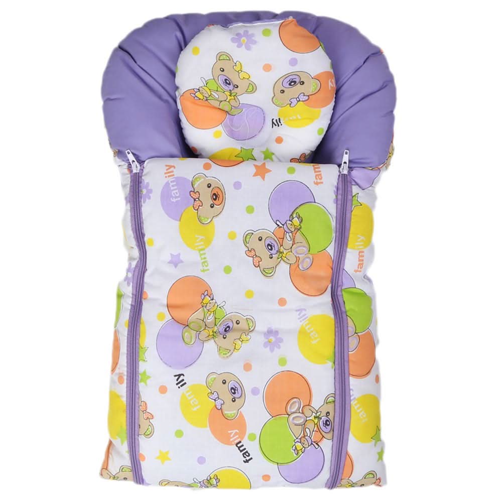 Newborn Sleeping Bag With Pillow - Purple, Kids, Sleeping Bags, Chase Value, Chase Value