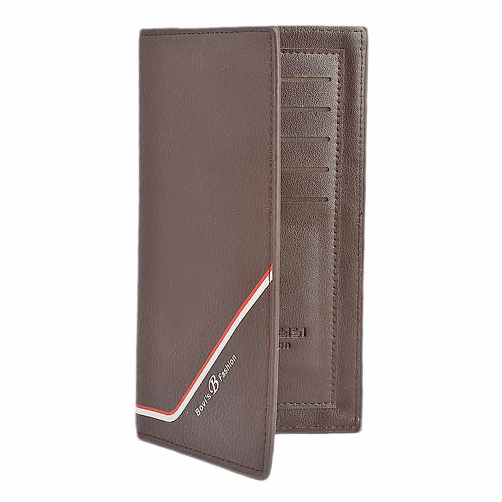 Men's Cheque Book Wallet - Coffee, Men, Wallets, Chase Value, Chase Value