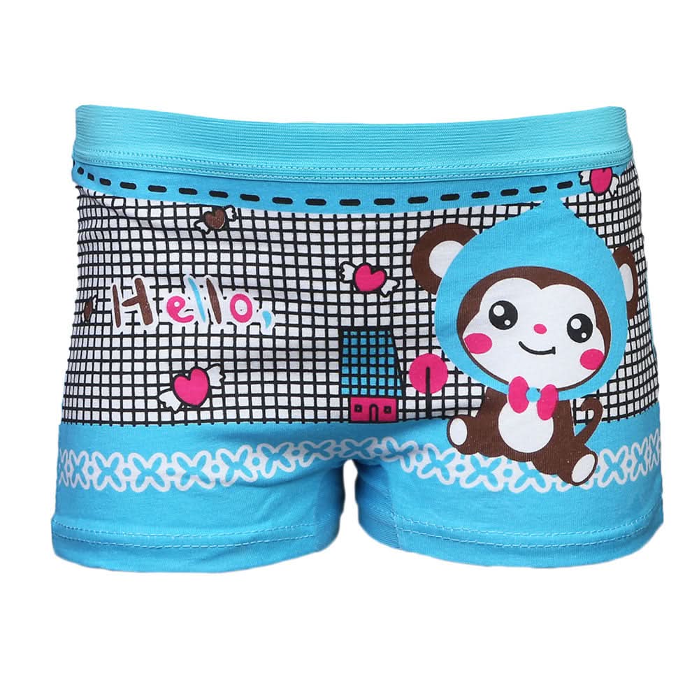 Girls Boxer (RA-281) - Blue, Kids, Panties And Briefs, Chase Value, Chase Value