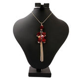 Women's Beads Long Mala - Maroon, Women, Chains & Lockets, Chase Value, Chase Value