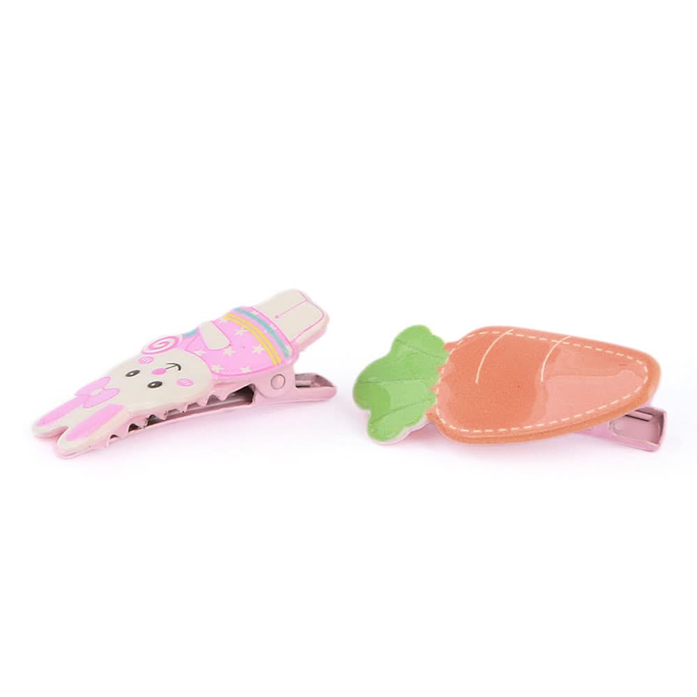 Girls Hair Pin 2 Pcs - Orange, Kids, Hair Accessories, Chase Value, Chase Value