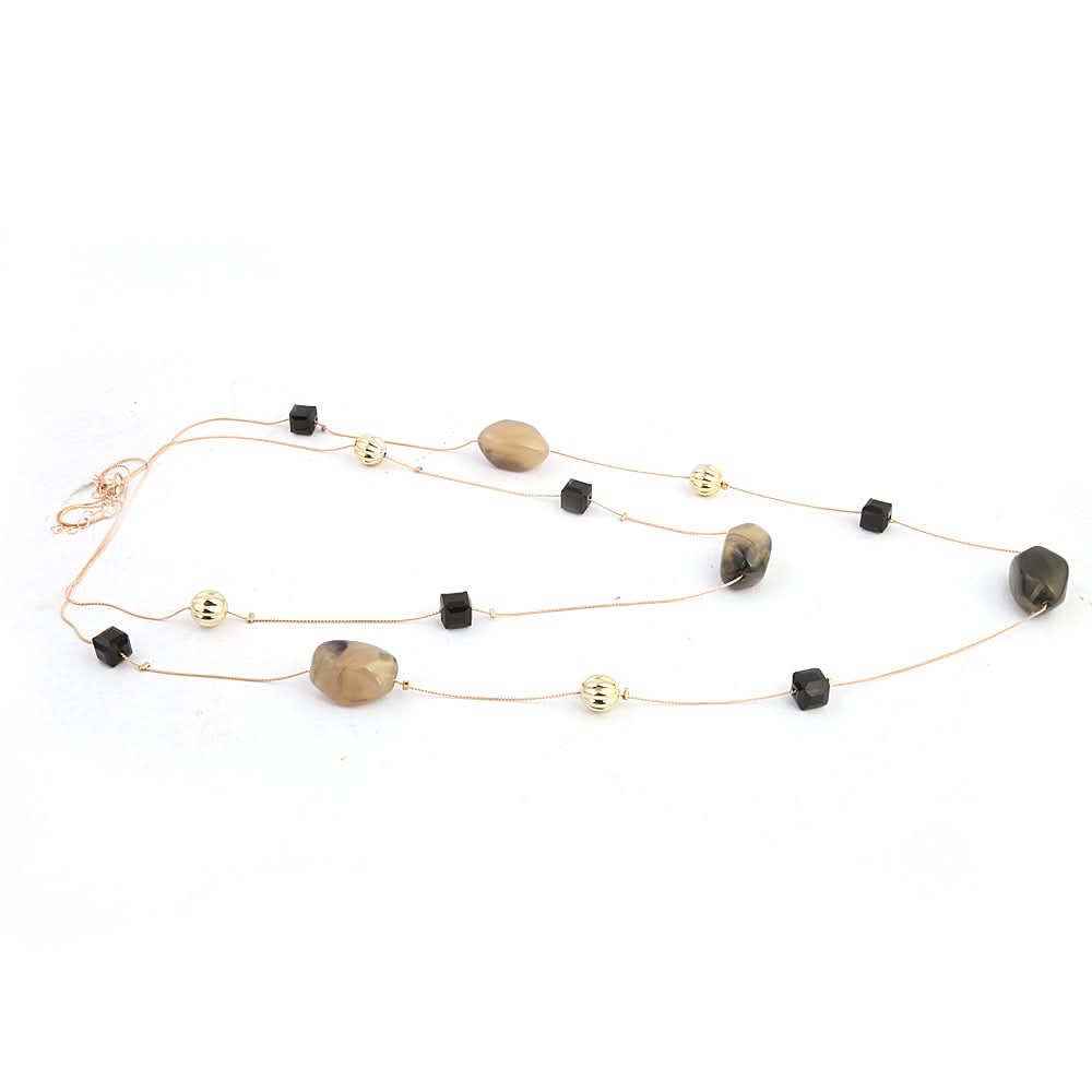 Women's Beads Long Mala - Black, Women, Chains & Lockets, Chase Value, Chase Value