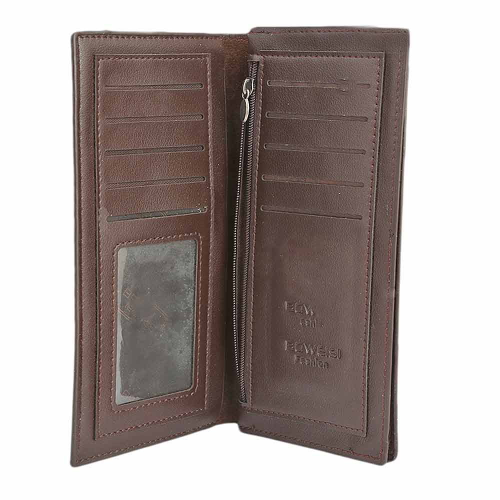 Men's Cheque Book Wallet - Coffee, Men, Wallets, Chase Value, Chase Value
